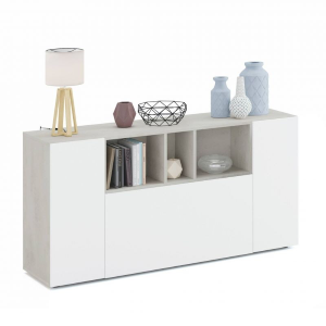 Mobile credenza Loira Cemento/Bianco Artik