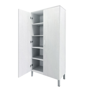 Armadio Tuttopiani Storage 80X40X175 Bianco Alpes