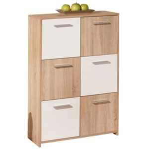 KIT BUFFET EGADI ROVERE/BIANCO LACCATO