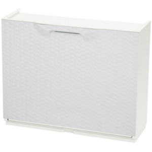 Scarpiera Modulare CM 51X17,3X41H RATTAN BIANCO