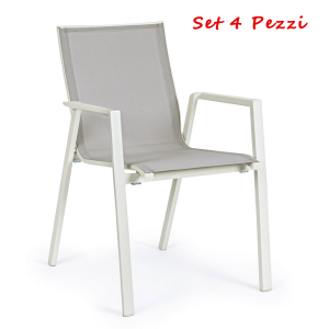 Set 4 pezzi Sedia C-Br Krion Lunar