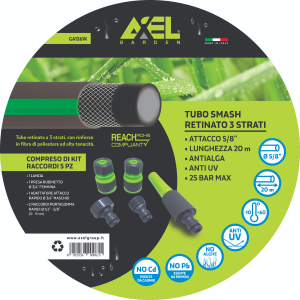 Tubo 20mt smash + kit 5 pezzi ga1261