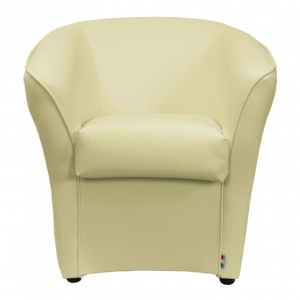 Poltroncina camera Ecopelle Beige