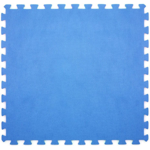 Tappetino morbido puzzle per piscina 6 Pezzi da 60X60X0.8 BLU D