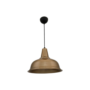 Lampada a sospensione Tampa ASZ1343 con diffusore bronzo