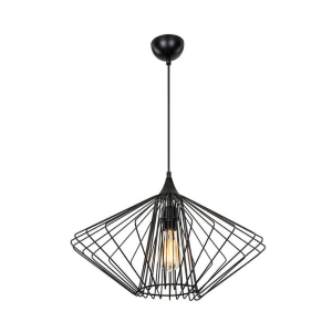 Lampada a sospensione Arona ASZ1360 filo metallico nero