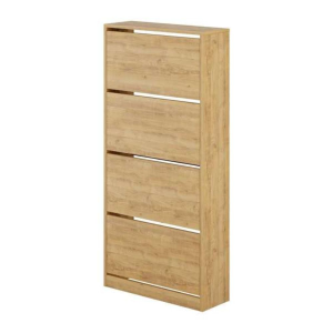 Scarpiera SHC540OAK quattro ante a ribalta rovere