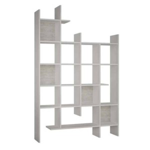 Libreria Manco bianca 6 ripiani 122x25.5x188H