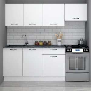 Cucina frosinone 220 cm Bianca completa