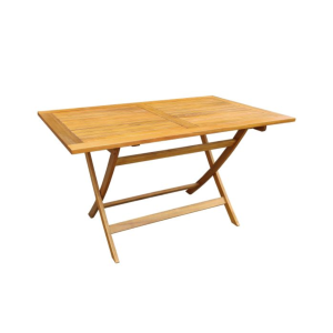 Tavolo legno rettangolare pieghevole cm 140x80x72 cm