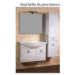 Mobile Bagno sospeso Brillo 85 Pino Bianco