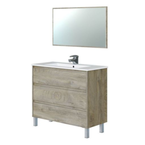 Mobile Bagno Rovere alaska Dakota 3 cassetti Cm 100x45x86H