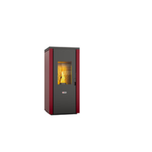 Stufa a Pellet ERM/Ventilata 7kW Evo77 5.0 Bordeaux