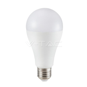 Led Lampadina - Samsung Chip 17W E27 A65 Plastica Luce Bianco Freddo 6400K