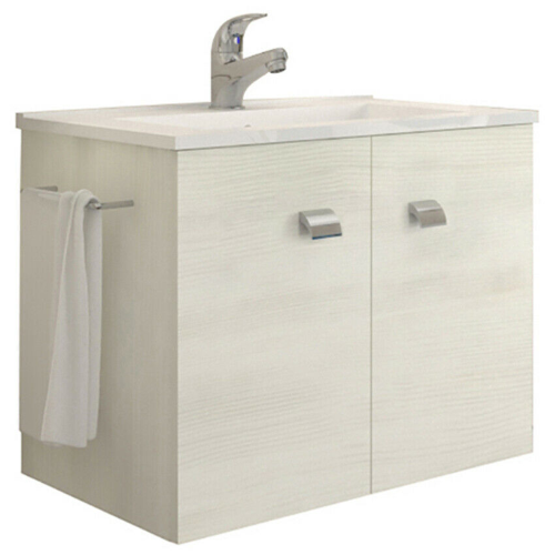 Mobiletto da bagno in legno 60x35x87 cm - Jessica