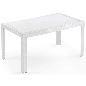 Tavolo Urano Rettang.140X80 Bianco