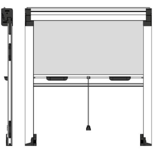 Zanzariera Rullo Finestra Avorio 120X170