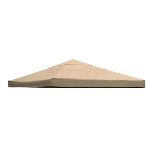 TOP COPERTURA X GAZEBO LEGNO 3X3 POLIESTERE BEIGE