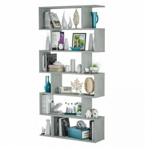 Libreria Alta Athena 192Hx80X25 Cemento