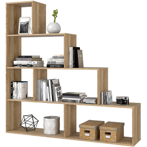 Kit Libreria Klum Cm 145X29X145H Rovere