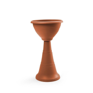 Fioriera A Colonna H 70 Cm Terracotta